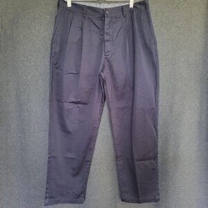 A/X Armani Exchange 34x28 Cotton Relaxed Fit Navy Business Casual Chino Pants